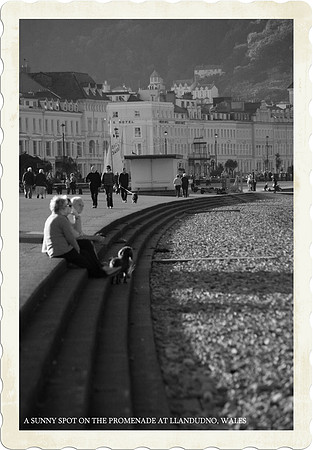 24 Sunny spot on the promenade  "postcard"