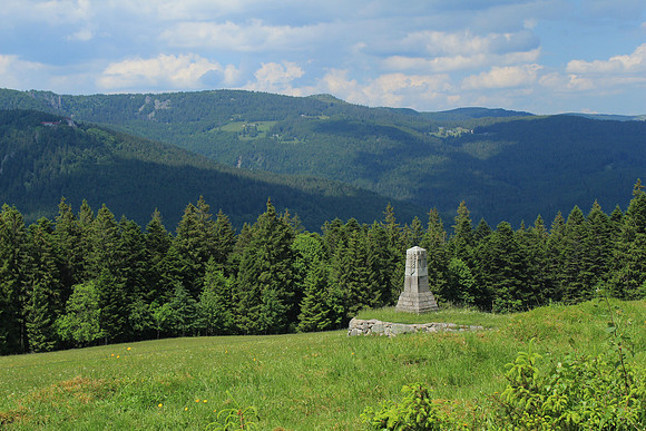Gaschney: monument to Chasseurs Alpins of Nice, Reichackerkopf