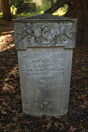 Hauptfriedhof Saarbrucken Walter Meyer vet