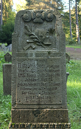 Hauptfriedhof Saarbrucken Fritz Wagner