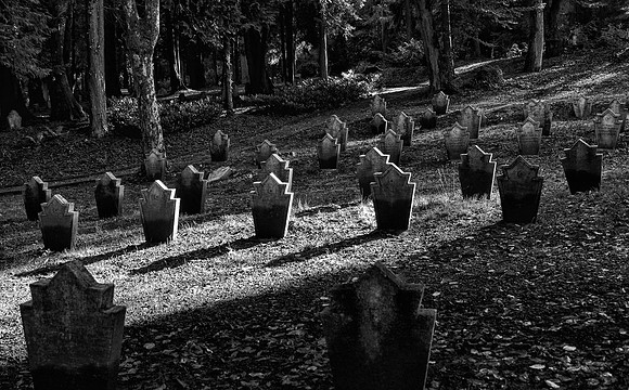 Hauptfriedhof Saarbrucken 1 bw