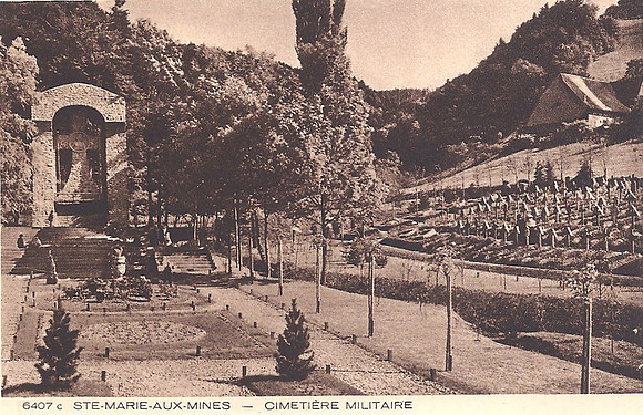 Old postcard: the construction of Cimetière de Mongoutte