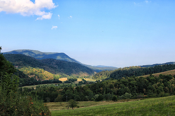 La Lièpvrette valley from Cimetière militaire Ste-Croix