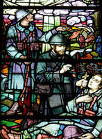 L'eglise de l'Emm - Nos morts memorial window, detail