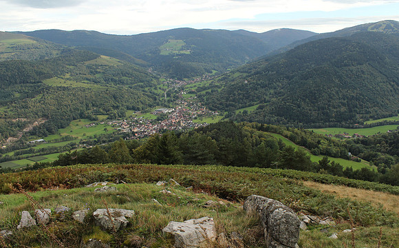 Fecht valley & Metzeral from Altmattkopf