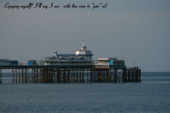 18 Pier, blue  "postcard"