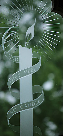 Apse central window - candle