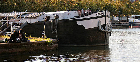 By the boats